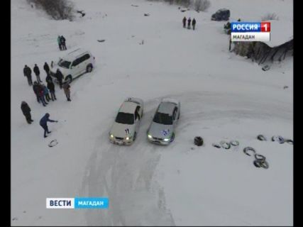 В Магадане провели первые соревнования по зимнему дрифту в Магадане « автомагадан