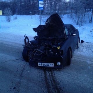 На 9-м километреФАД «Колыма» произошло ДТП в Магадане « автомагадан